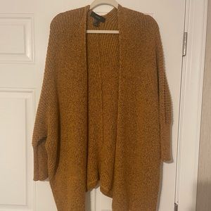 Forever 21 Orange Cardigan